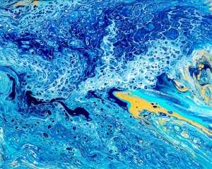 Ocean Theme Abstract Art